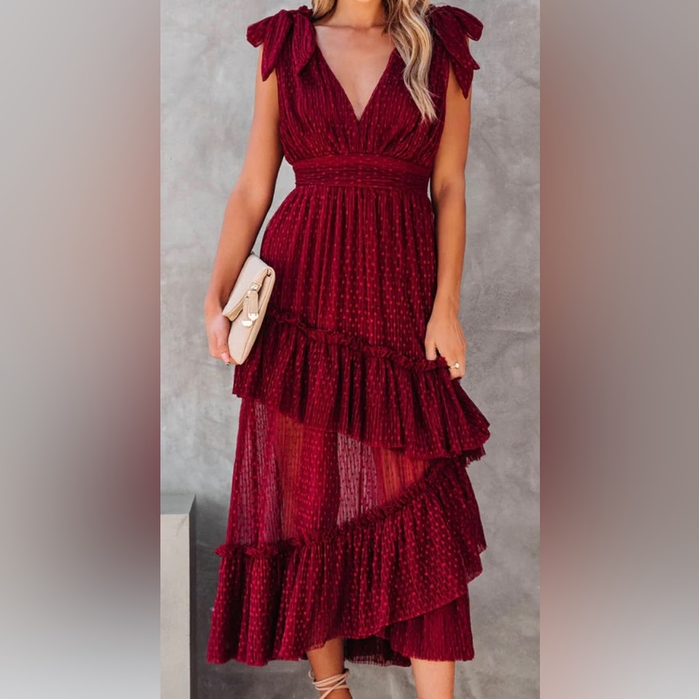Maroon dress